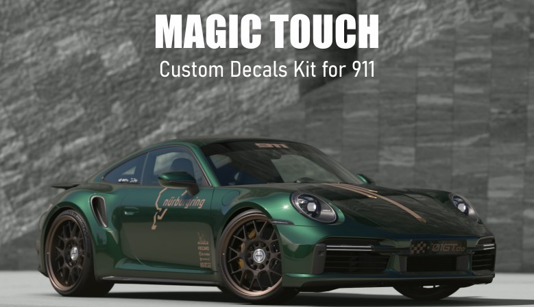 01GT - Custom Decals Kit for Porsche 911